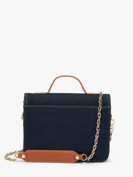 Cross Body Tas Denim Brut Paul marius Blauw denim brut GEOR2DEB ander zicht 3